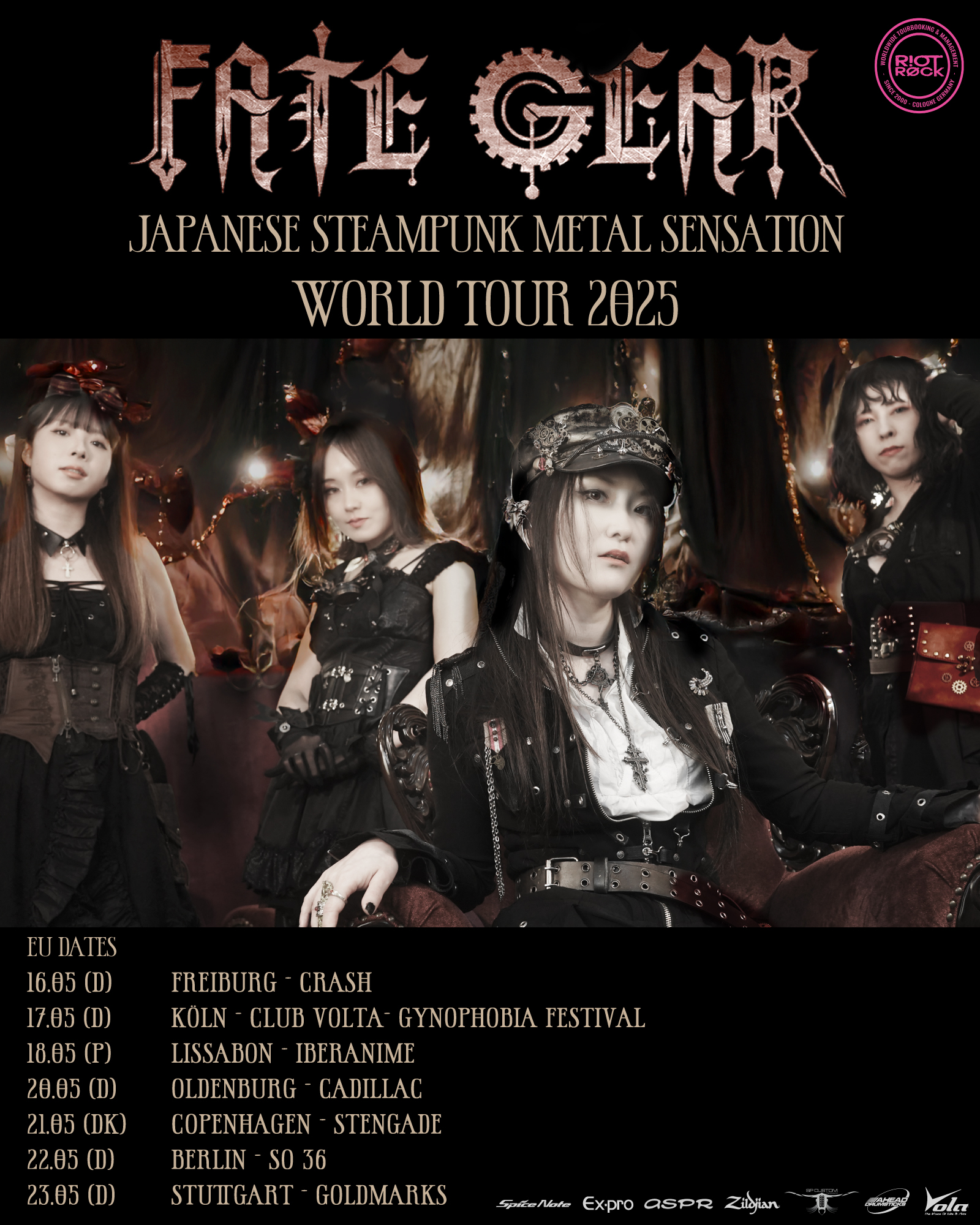 10th Anniversary World Tour 2025 EU dates!! – FATE GEAR official site